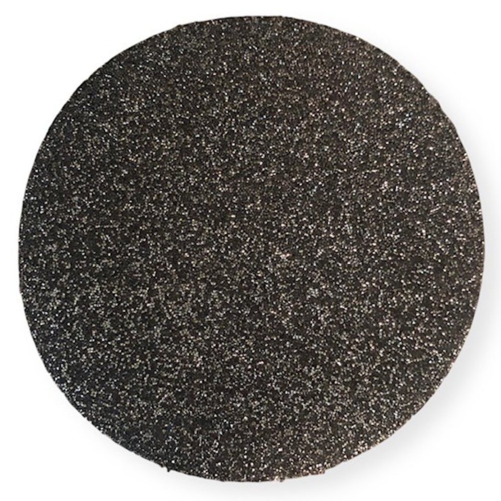 Sparkles Home Luminous Black Silver Placemat Charger Glam Rhinestone Halloween